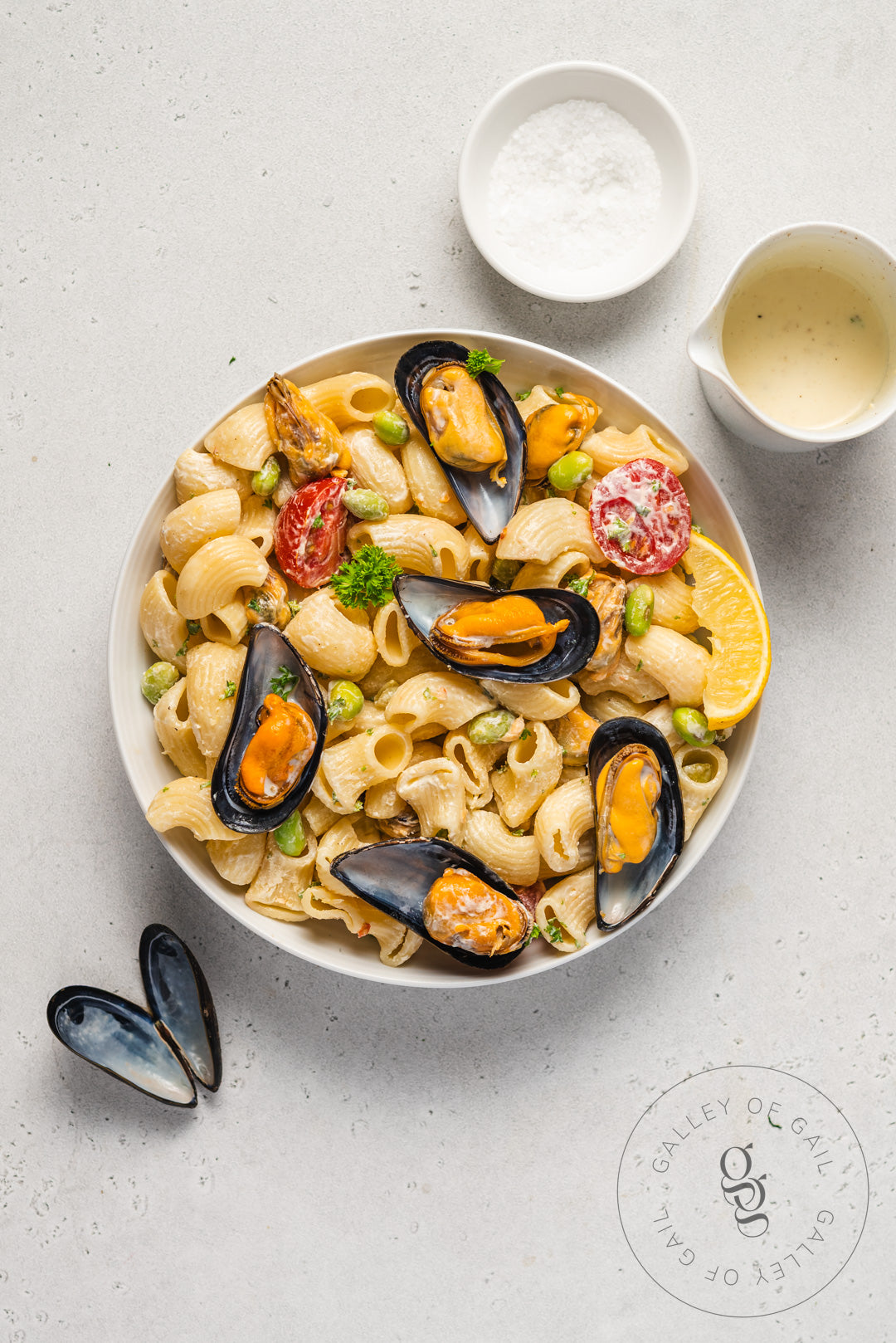 Mussel Pasta with Lemon Dressing - Exclusive Recipe