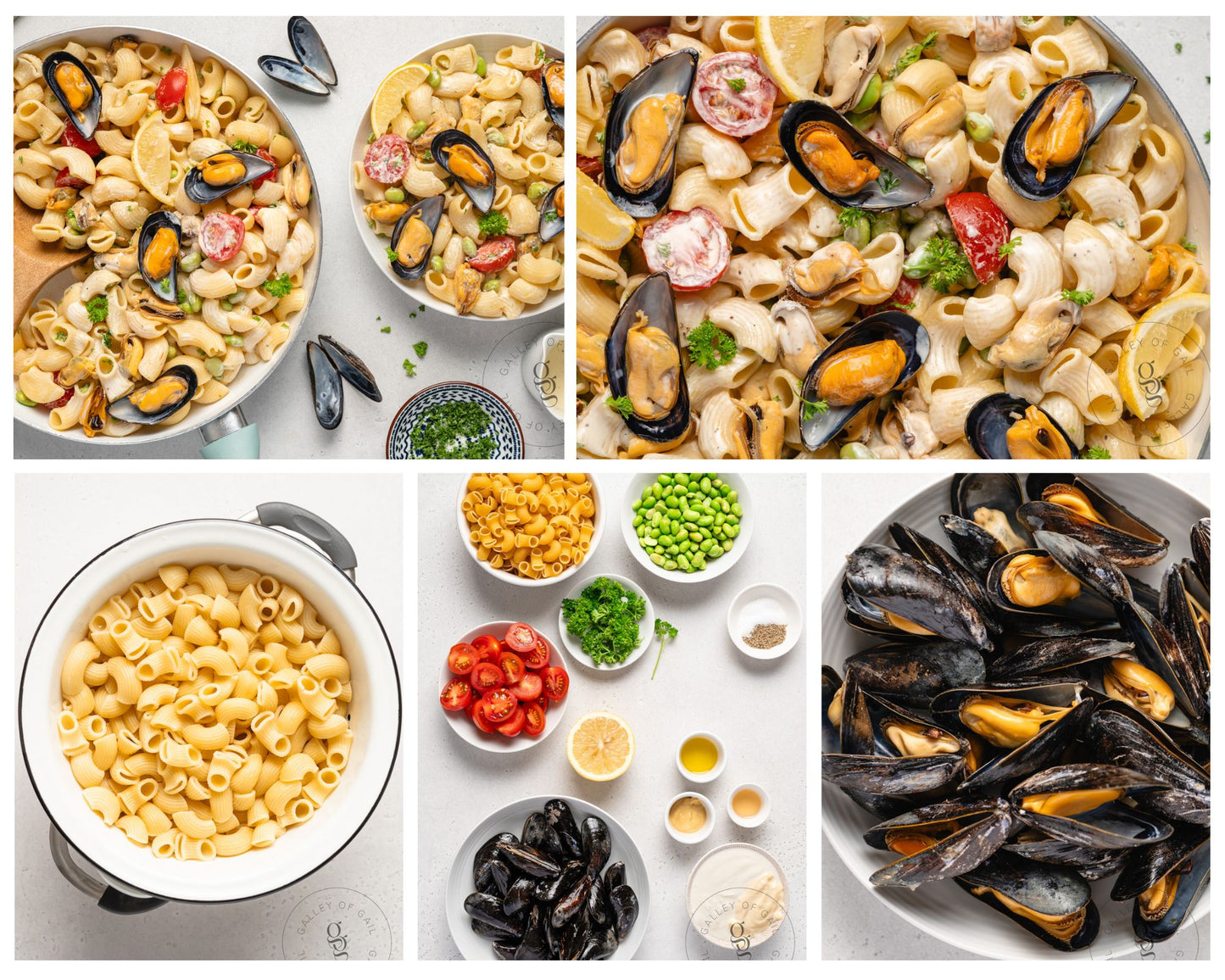 Mussel Pasta with Lemon Dressing - Exclusive Recipe