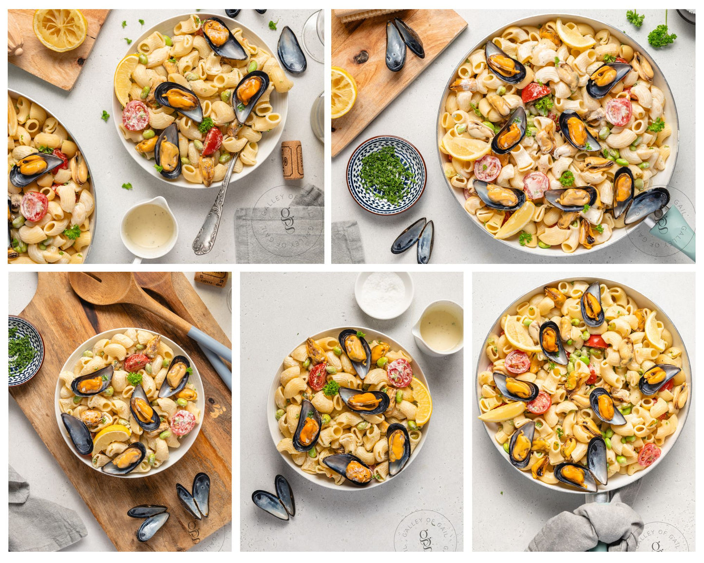 Mussel Pasta with Lemon Dressing - Exclusive Recipe