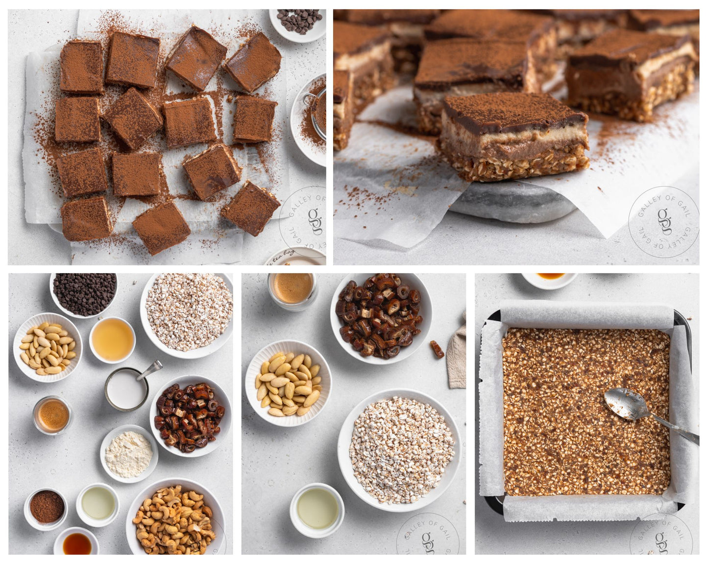 Protein Tiramisu Bars Recipe (No-Bake, Gluten-Free)- PLR Recipe + Photos