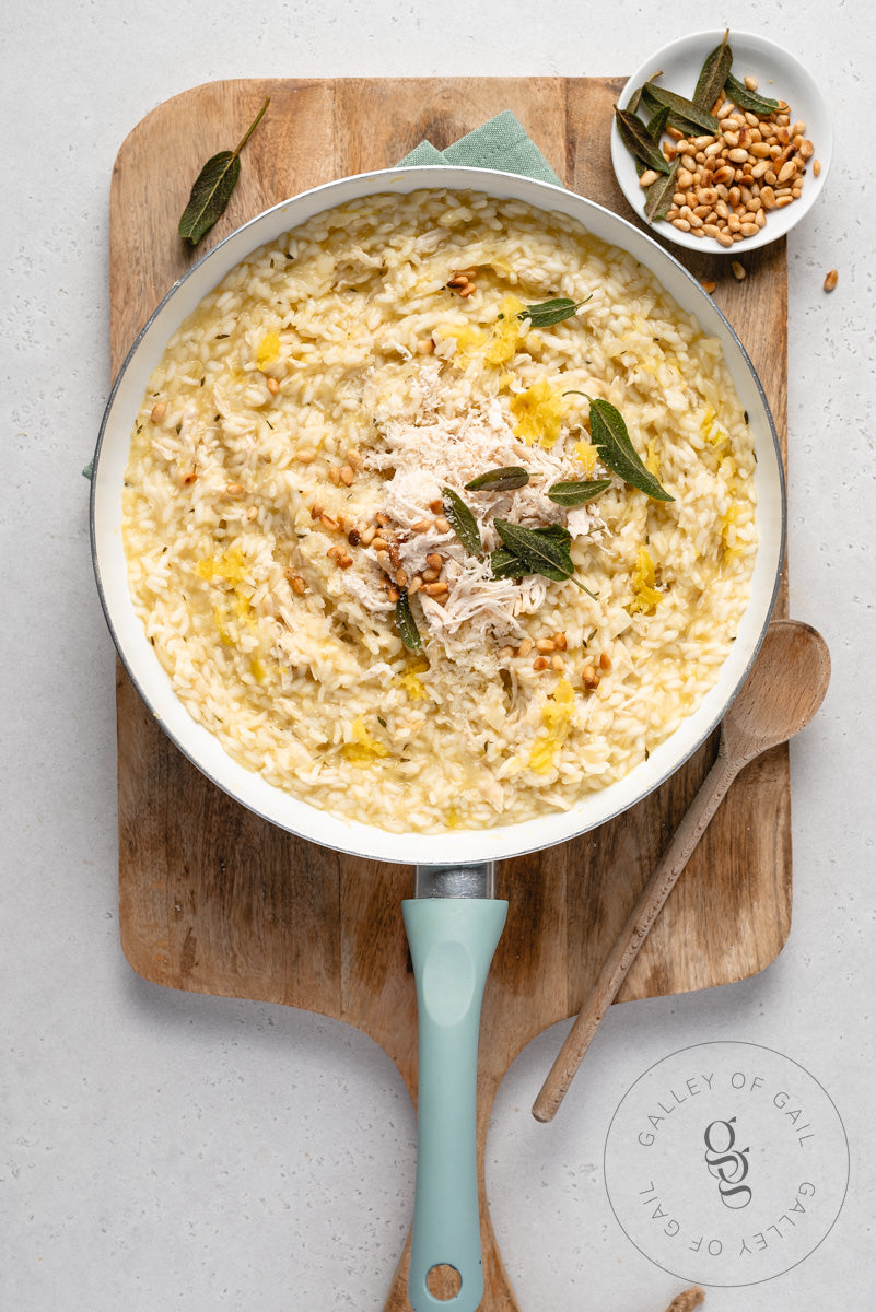 2. Chicken Gem Squash Risotto - Exclusive Recipe