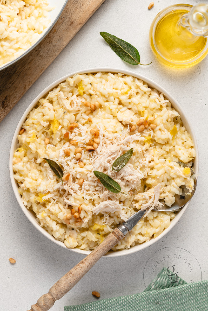 2. Chicken Gem Squash Risotto - Exclusive Recipe