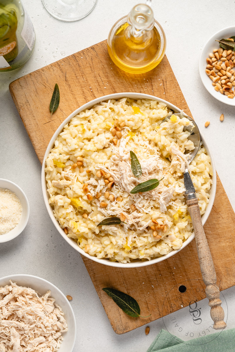 2. Chicken Gem Squash Risotto - Exclusive Recipe
