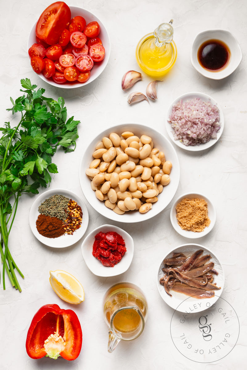 One Pot Butter Beans with Anchovies and Lemon Parsley Gremolata - Exclusive Recipe