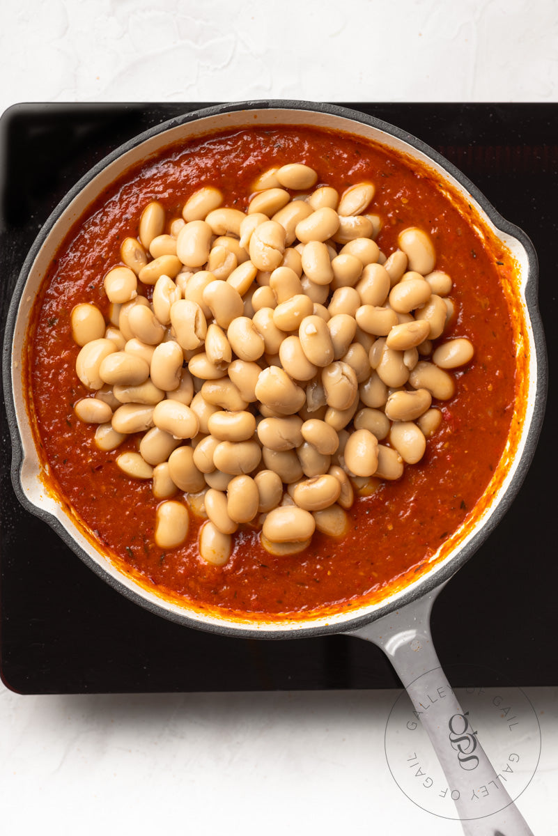 One Pot Butter Beans with Anchovies and Lemon Parsley Gremolata - Exclusive Recipe