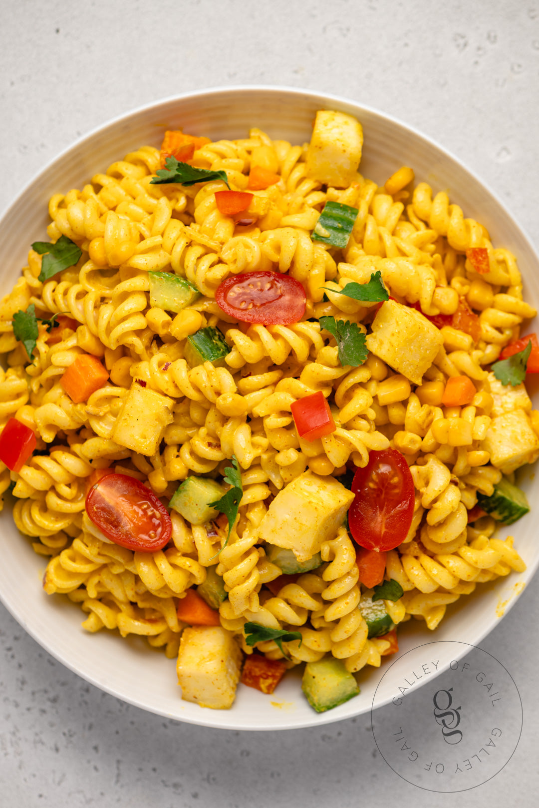 Creamy Curried Pasta Salad with Paneer - Semi-Exclusive - SET 1