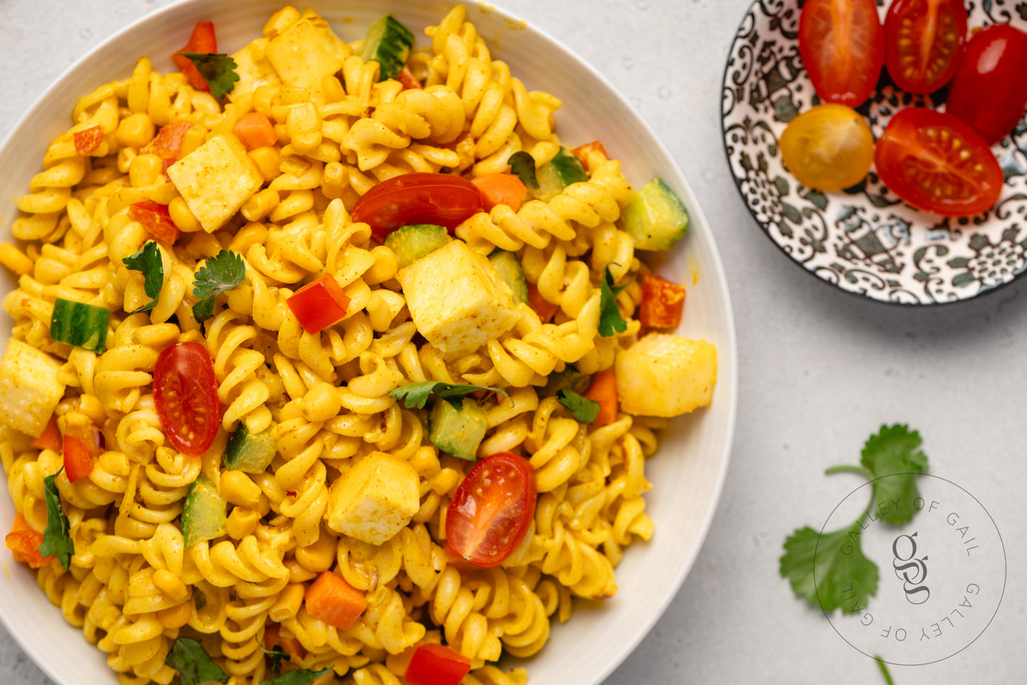 Creamy Curried Pasta Salad with Paneer - Semi-Exclusive - SET 1
