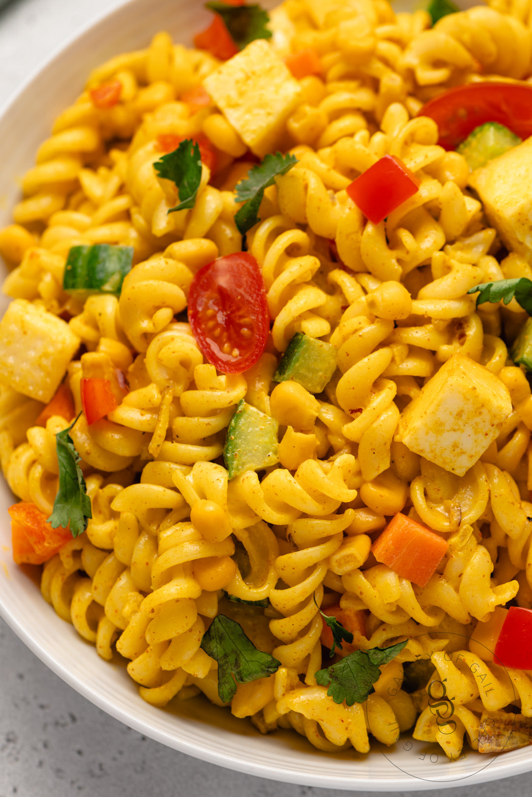Creamy Curried Pasta Salad with Paneer - Semi-Exclusive - SET 1