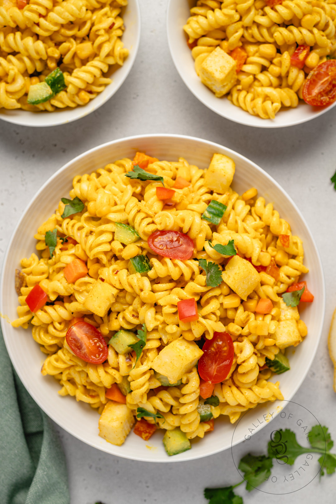 Creamy Curried Pasta Salad with Paneer - Semi-Exclusive - SET 1