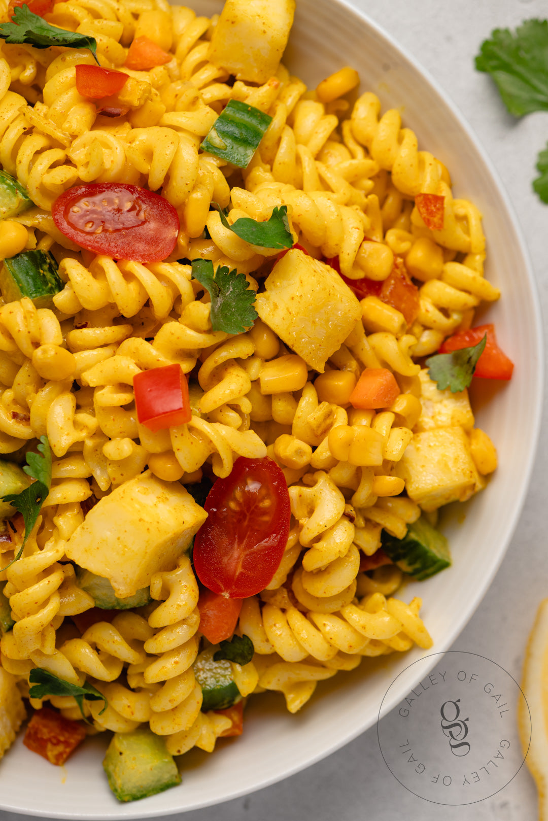 Creamy Curried Pasta Salad with Paneer - Semi-Exclusive - SET 1