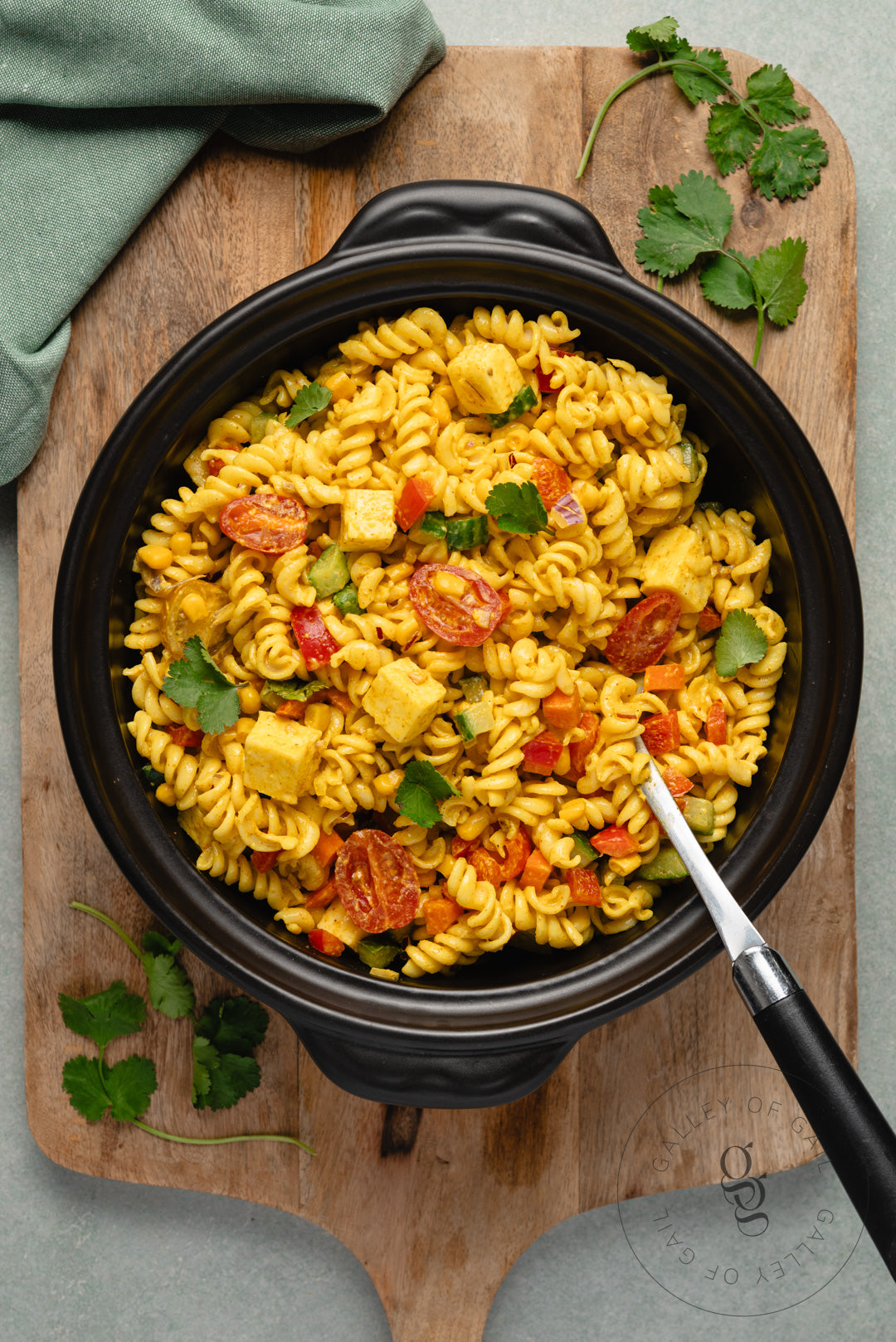 Creamy Curried Pasta Salad with Paneer - Semi- Exclusive - SET 2