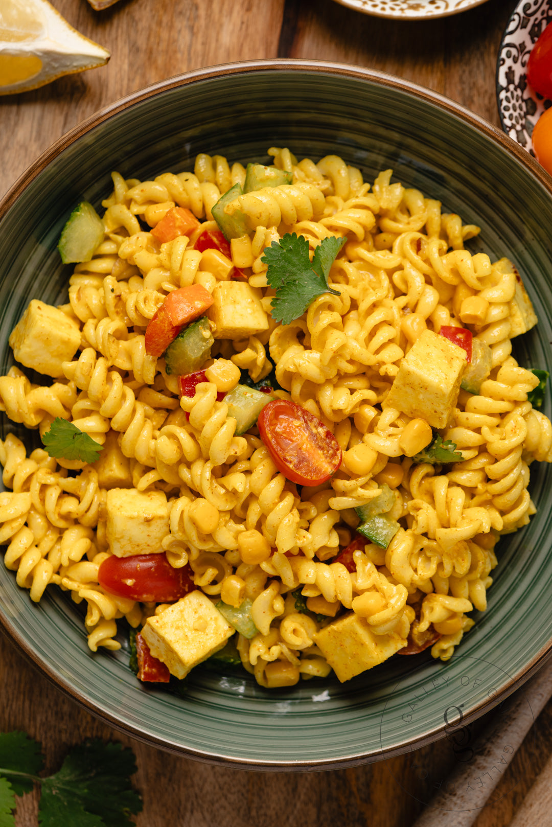 Creamy Curried Pasta Salad with Paneer - Semi- Exclusive - SET 2