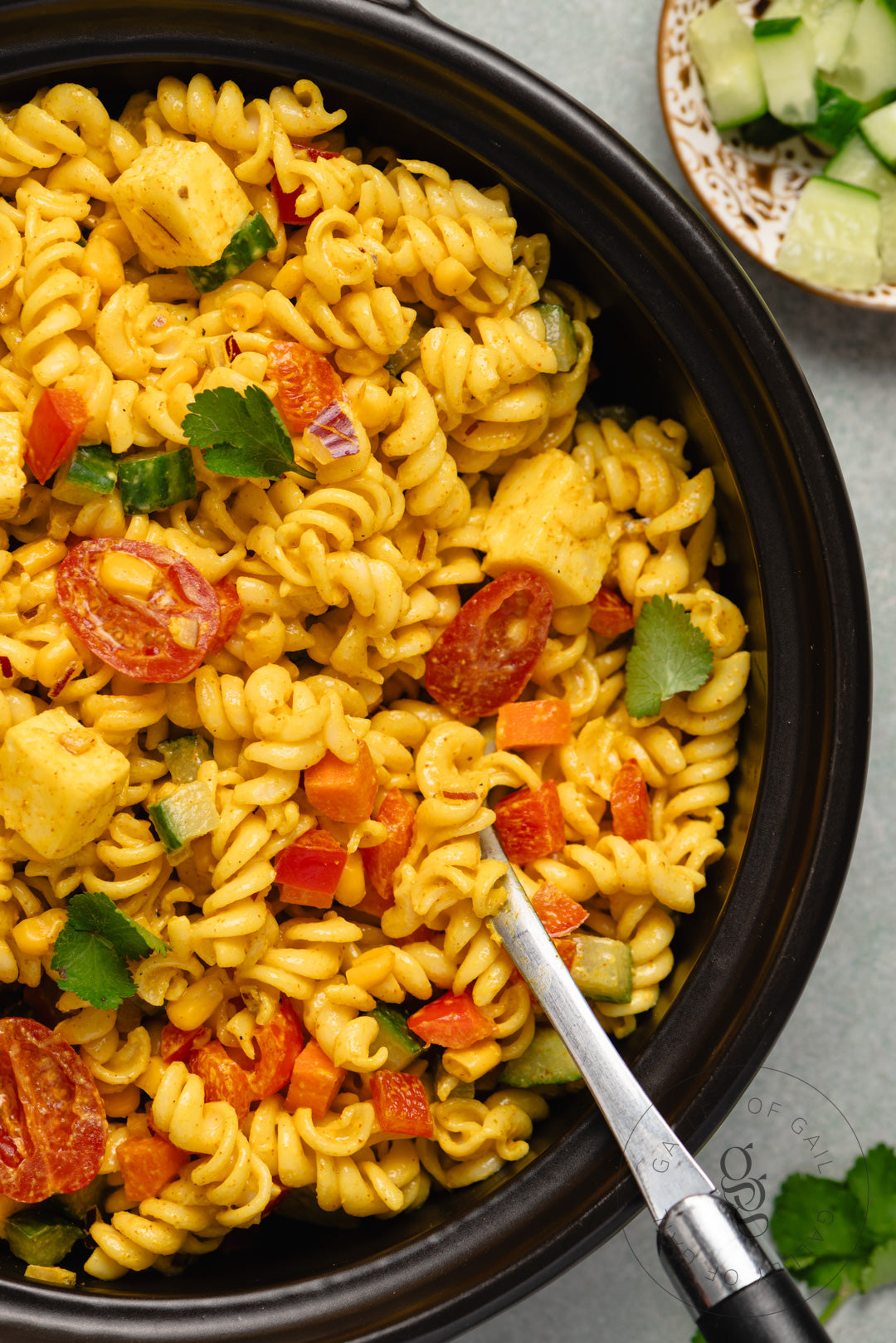 Creamy Curried Pasta Salad with Paneer - Semi- Exclusive - SET 2