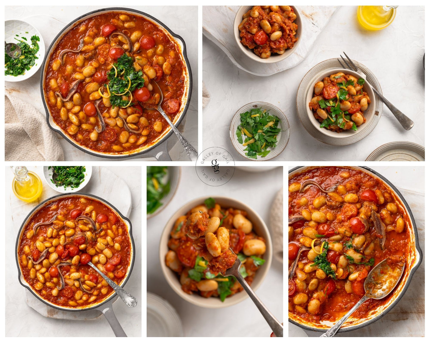 One Pot Butter Beans with Anchovies and Lemon Parsley Gremolata - Exclusive Recipe