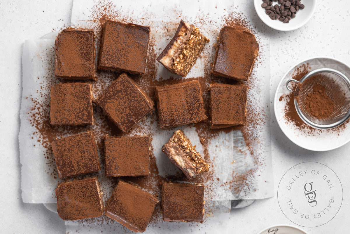 Protein Tiramisu Bars Recipe (No-Bake, Gluten-Free)- PLR Recipe + Photos