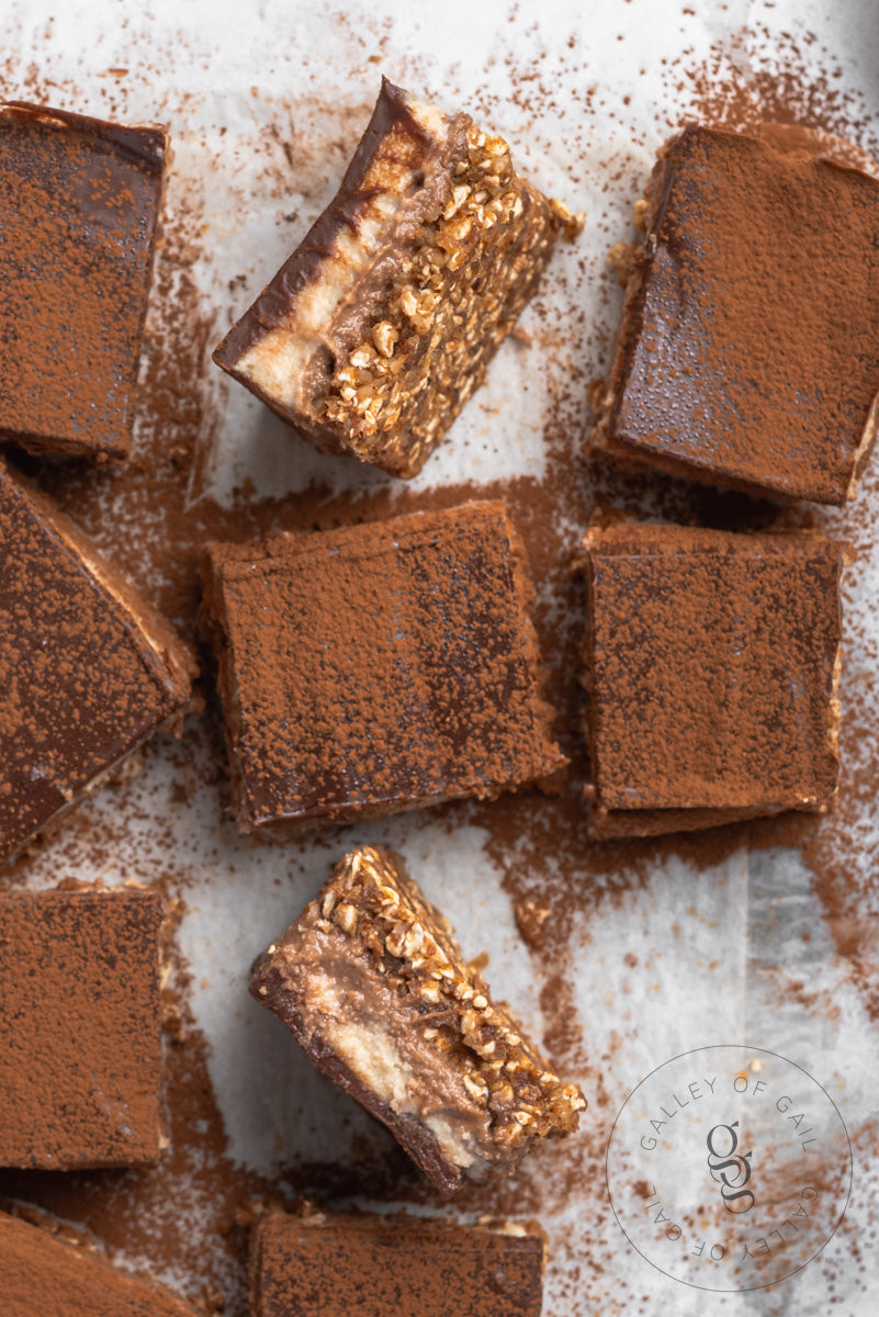 Protein Tiramisu Bars Recipe (No-Bake, Gluten-Free)- PLR Recipe + Photos